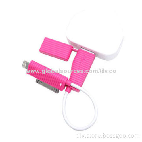 Factory Price 3-in-1 Keychain USB Data Cable for iPad/Mini/4